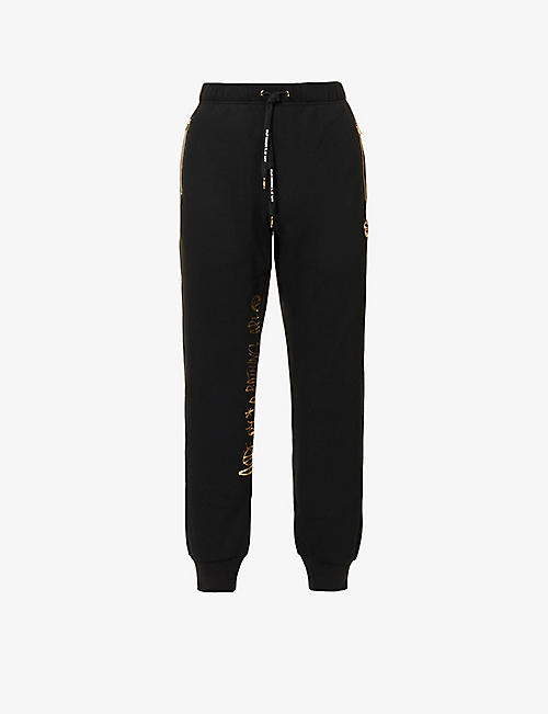 AAPE: Brand-patch stretch-jersey jogging bottoms