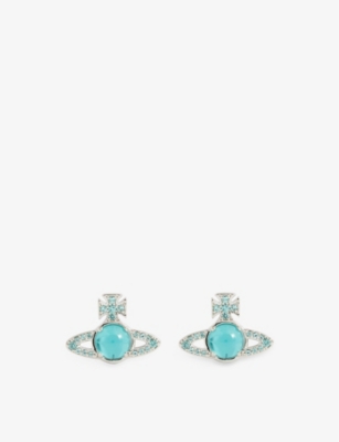 Vivienne Westwood Jewellery Petulla Orb-shaped Brass Stud Earrings