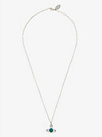VIVIENNE WESTWOOD JEWELLERY: Petulla orb-shaped brass pendant necklace