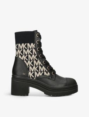 MICHAEL MICHAEL KORS - Rory branded-strap leather ankle boots |  