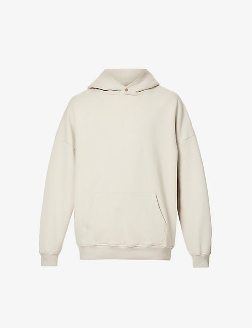 FEAR OF GOD: Eternal brand-patch relaxed-fit cotton-jersey hoody