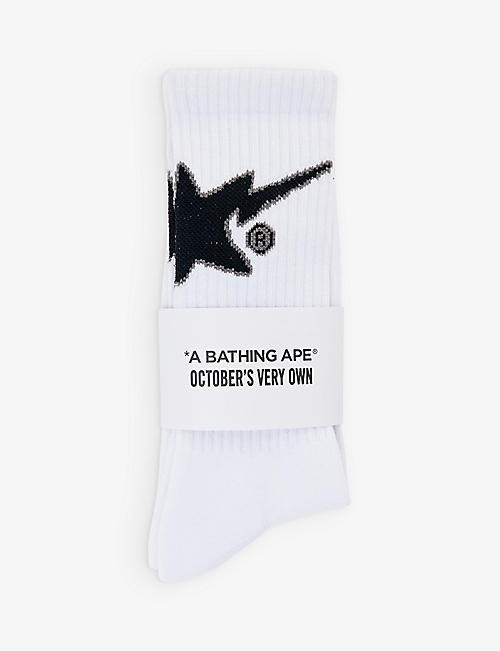 BAPE: OVO-branded stretch-woven socks