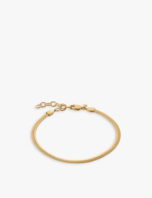 9ct gold store snake chain bracelet