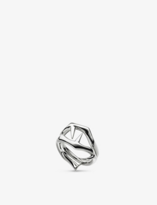 Shop Shaun Leane Womens Silver Blackthorn Sterling-silver Ring