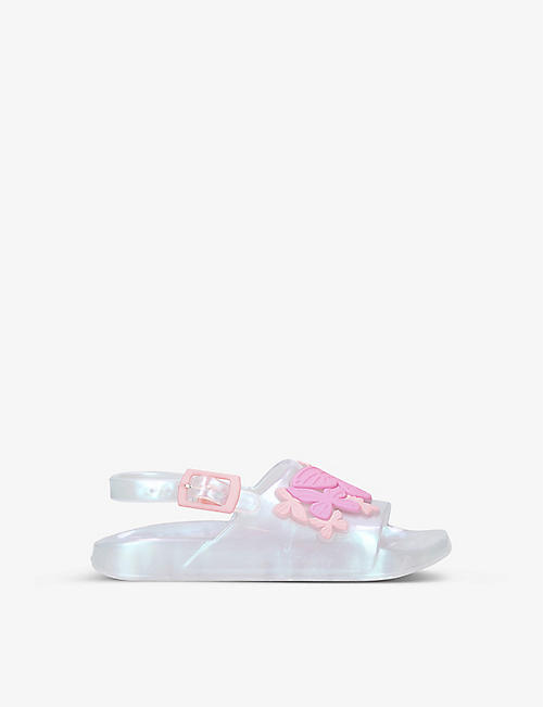 SOPHIA WEBSTER: Butterfly-embellished jelly sandals 2-4 years