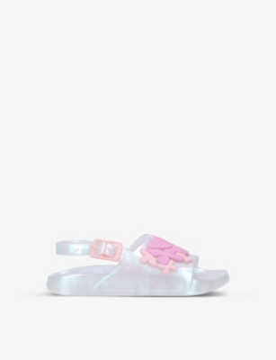 Sophia Webster Kids' Butterfly-embellished Jelly Sandals 2-4 Years In Mult/other
