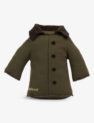 BARBOUR: Jacket logo-embroidered woven dog toy