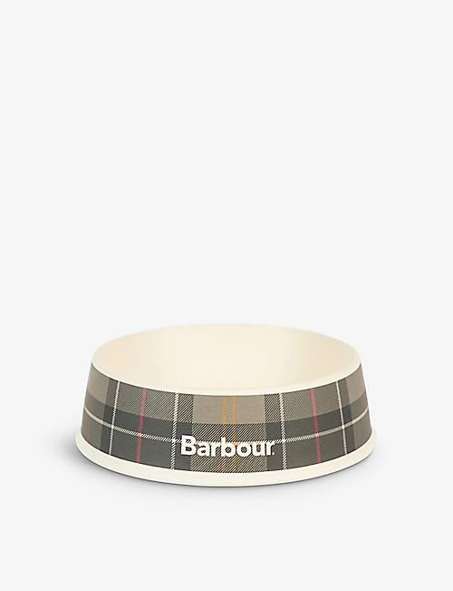 BARBOUR: Barbour Tartan Dog Bowl