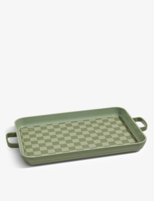 Our Place Green Sage Griddle Pan Ceramic Stovetop Dish