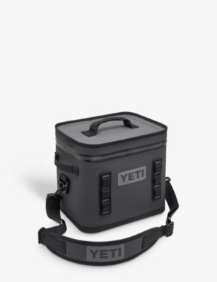 Shop Yeti Hopper Flip 12 Zip-around Woven Soft Cooler Bag In Charcoal