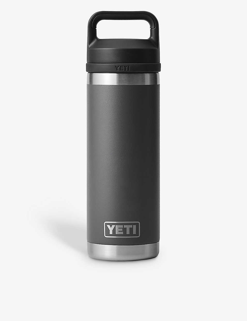 Yeti Charcoal Rambler 18oz Brand-print Stainless-steel Bottle 532ml