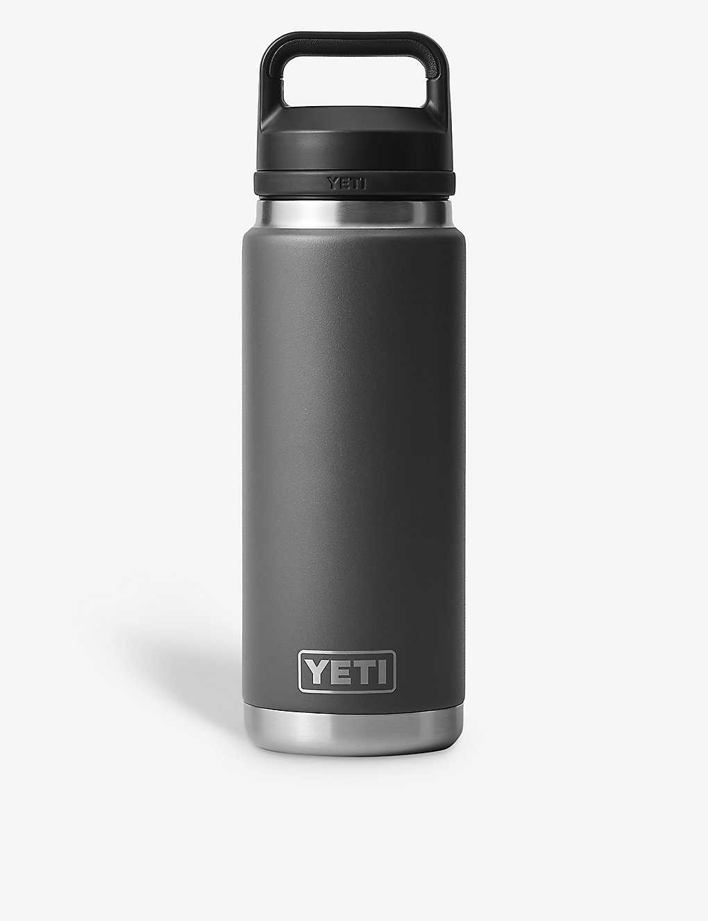 Yeti Charcoal Rambler 26oz Logo-print Stainless-steel Bottle 769ml