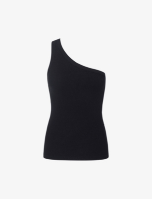 ALIGNE: Georgiana one-shoulder woven top