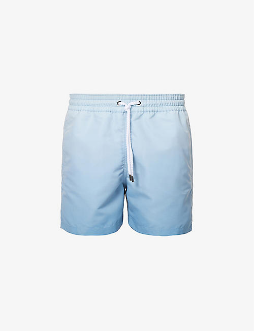 FRESCOBOL CARIOCA: Sport dip dye-print regular-fit recycled-polyester swim shorts