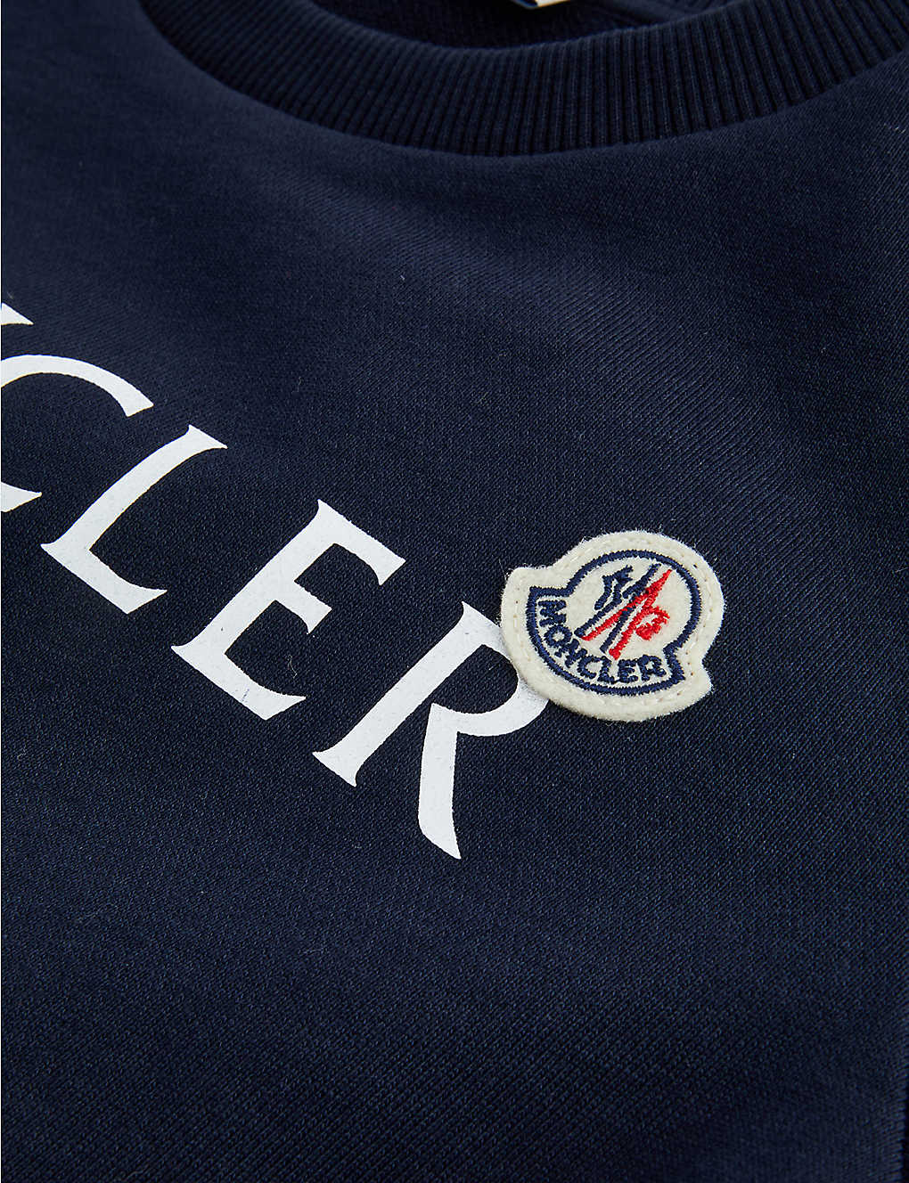 MONCLER Logo-print cotton sweatshirt 4-14 years