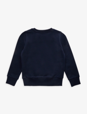 MONCLER Logo-print cotton sweatshirt 4-14 years