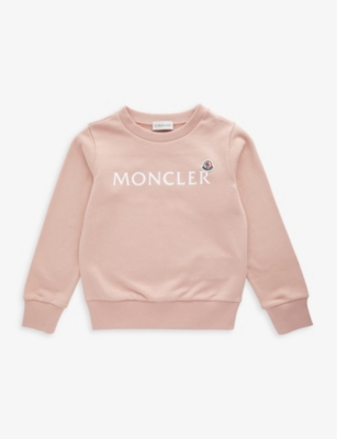 MONCLER Logo-print cotton sweatshirt 4-14 years