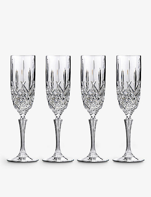 WATERFORD: Markham crystal flutes set of four