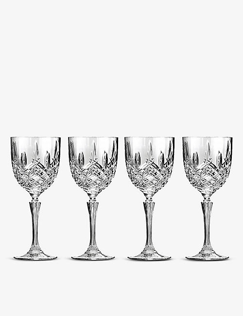 WATERFORD: Markham crystal wine glass set of four