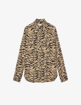 ZADIG&VOLTAIRE: Teros tiger-print woven shirt