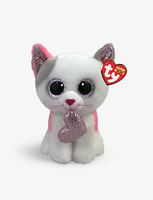 TY: Valentine's Milena cat soft toy 14cm