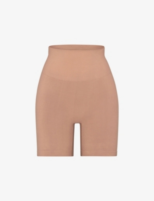 SKIMS: Smoothing Mid-Rise Stretch-Woven Shorts