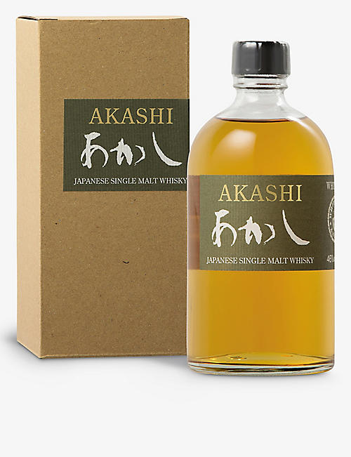 WHISKY AND BOURBON: Akashi single-malt whisky 500ml