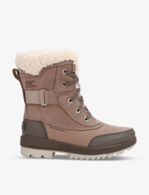 Sorel Torino Ii Omega Taupe Major Leather Parc Boots In Taupe