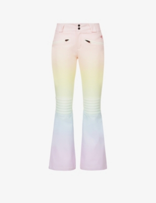 Perfect Moment Aurora Gradient-print Trousers In Pastel Rainbow