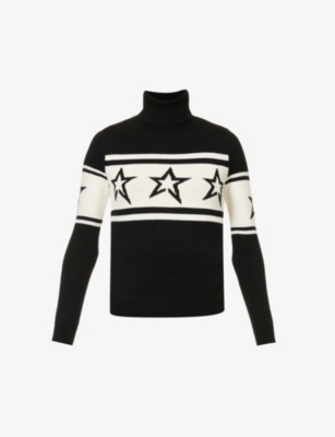 PERFECT MOMENT: Chopper turtleneck merino wool knitted jumper