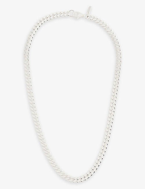 HATTON LABS: Classic Cuban sterling silver necklace