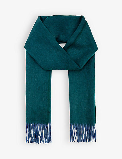 BEGG X CO: Arran tassel-trim cashmere scarf