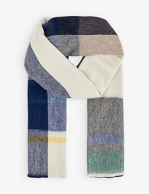 BEGG X CO: Vale lambswool and cashmere-blend scarf