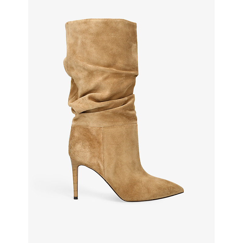 Paris Texas Slouchy 60mm Boots In Brown