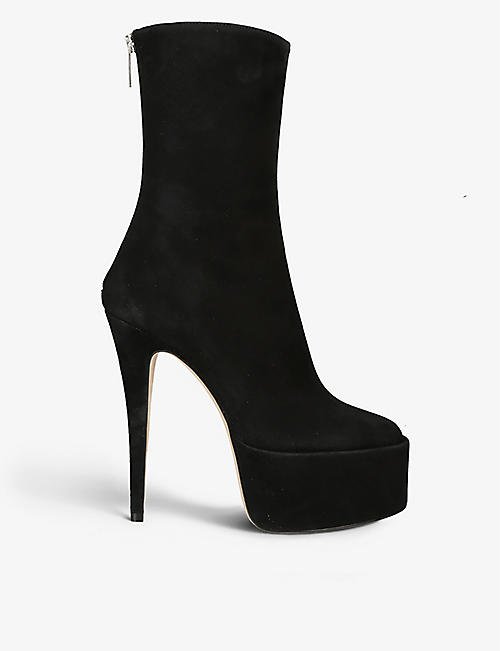 PARIS TEXAS: Ivana suede stiletto-heeled boots