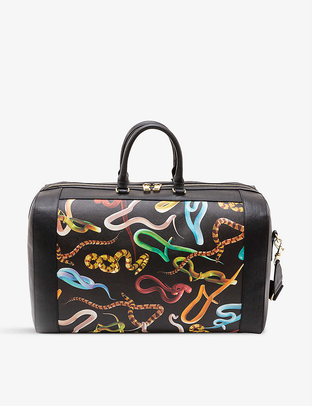 Shop Seletti Wears Toiletpaper Snakes Faux-leather Travel Bag