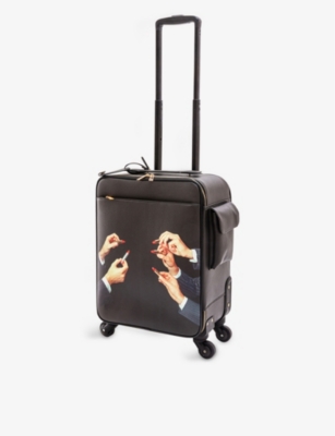 Shop Seletti Wears Toiletpaper Lipstick Faux-leather Suitcase