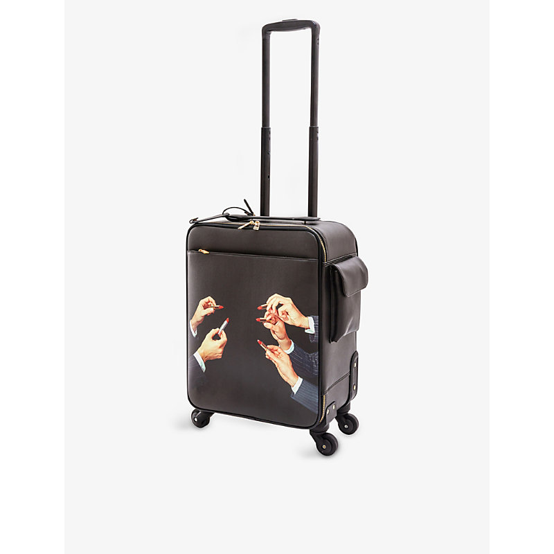 Shop Seletti Wears Toiletpaper Lipstick Faux-leather Suitcase