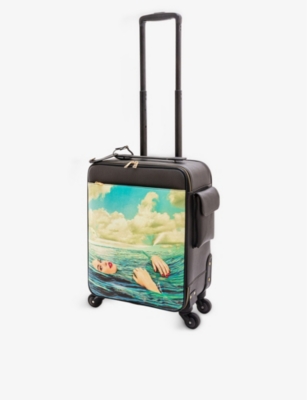Shop Seletti Wears Toiletpaper Seagirl Faux-leather Suitcase