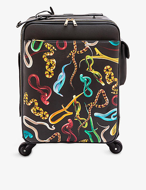 SELETTI: Seletti wears Toiletpaper Snakes faux-leather suitcase