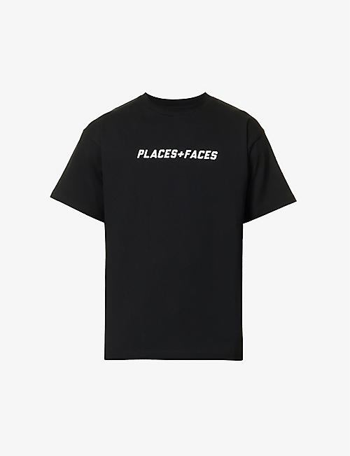 PLACES + FACES: Signature logo-print cotton-jersey T-shirt