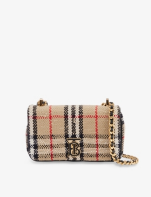 BURBERRY Lola mini cotton blend shoulder bag Selfridges