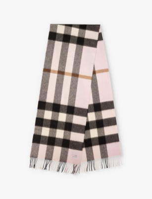 Burberry half mega check on sale scarf