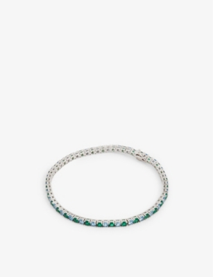 HATTON LABS: Sterling-silver and zirconia tennis bracelet