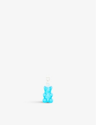 CRYSTAL HAZE: Gummy Bear silver-plated brass pendant