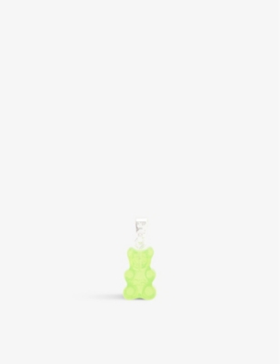 CRYSTAL HAZE: Gummy Bear silver-plated brass pendant