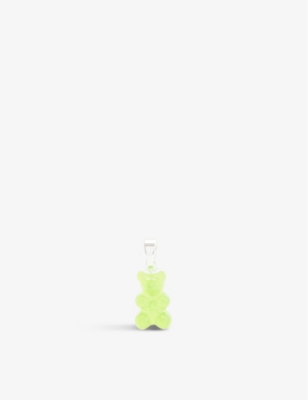 CRYSTAL HAZE: Gummy Bear silver-plated brass pendant
