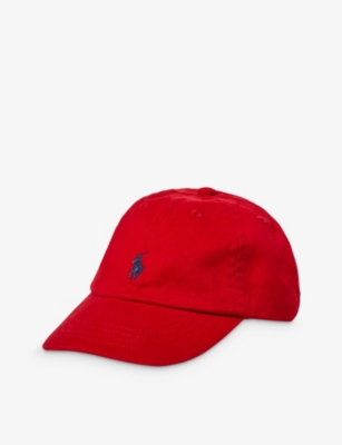 Polo Ralph Lauren Cotton Chino Baseball Cap In Rl 2000 Red