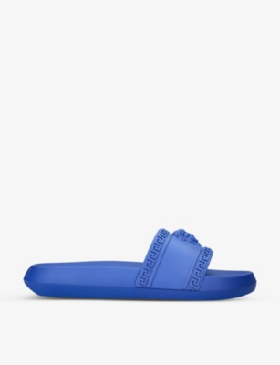 VERSACE Medusa logo-embossed rubber sliders