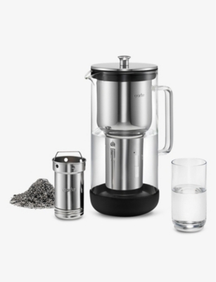 Aarke Silver Glass And Stainless Steel Water Purifier